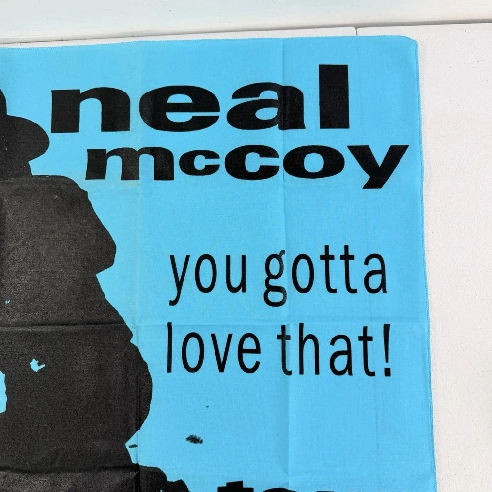Vintage Neal McCoy You Gotta Love That 95 Country Music Bandana Scarf 21